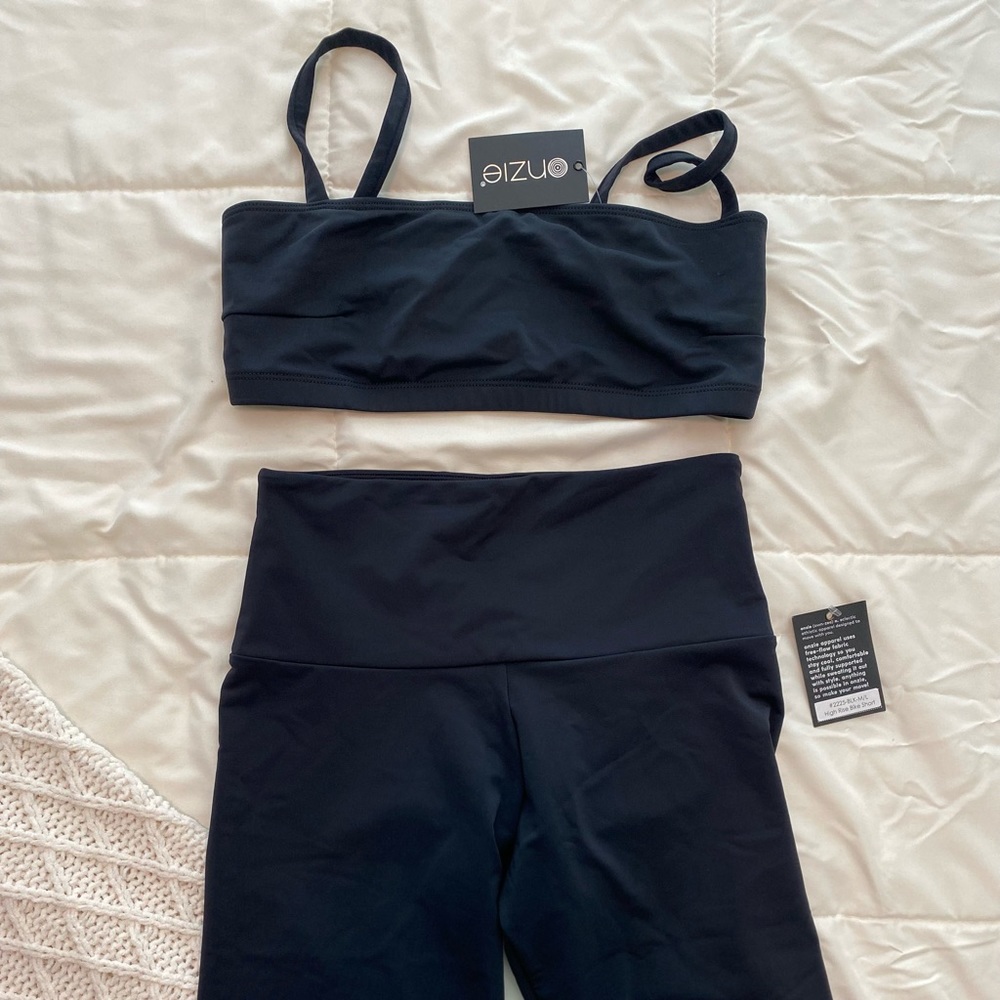 Onzie High Rise Bike Short set